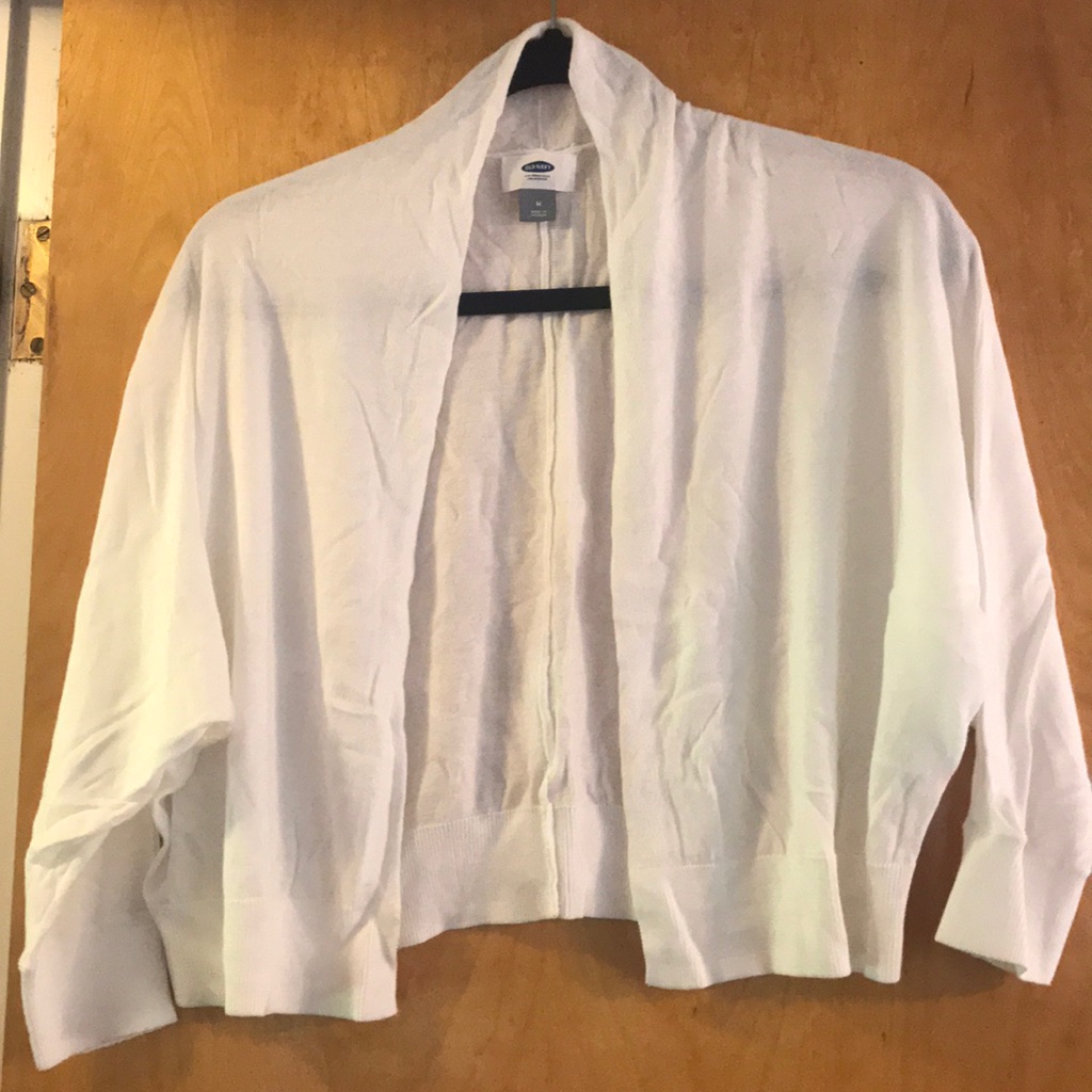 White Shrug Sweater White White Shrug Sweater White